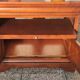 Tv cabinet 2 doors and 1 niche with Pull, in Cherry Solid Louis Philippe style.