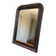 Miroir Louis Philippe noir et doré