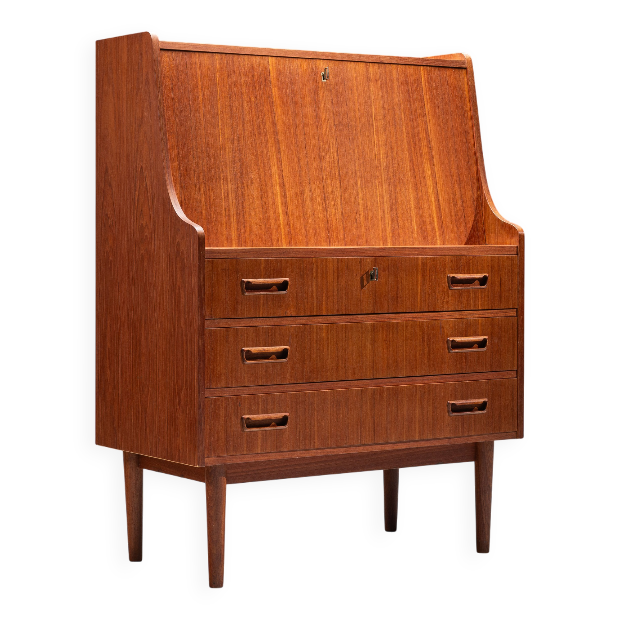Danish mid-century secretaire by Gunnar Nielsen Tibergaard