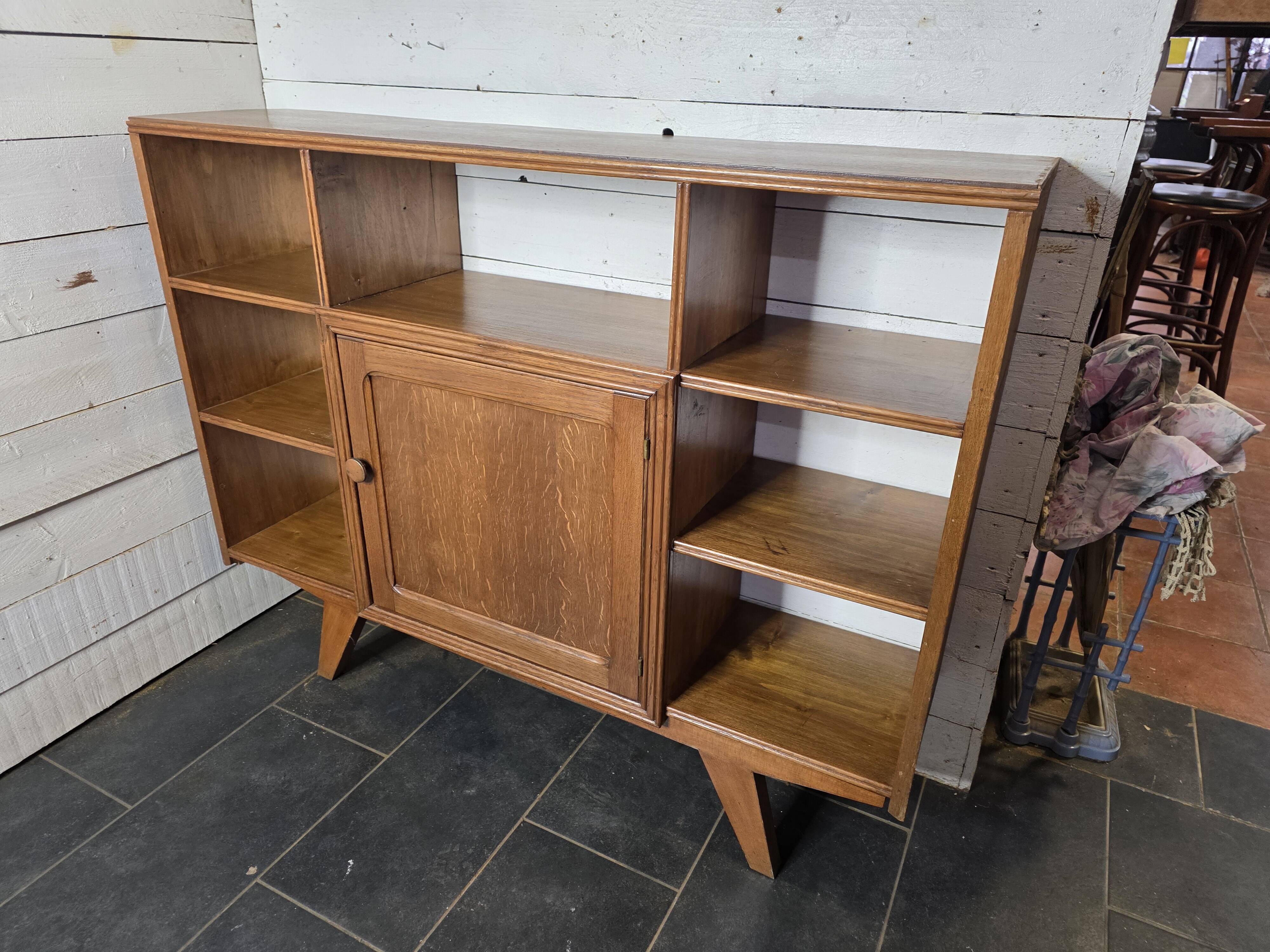 Vintage 60s bookcase sideboard