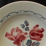 6 deep plates in earthenware digoin sarreguemines. model cannes.