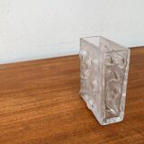 Mid-century German space age bubble glass vase by Gral, 1960s.