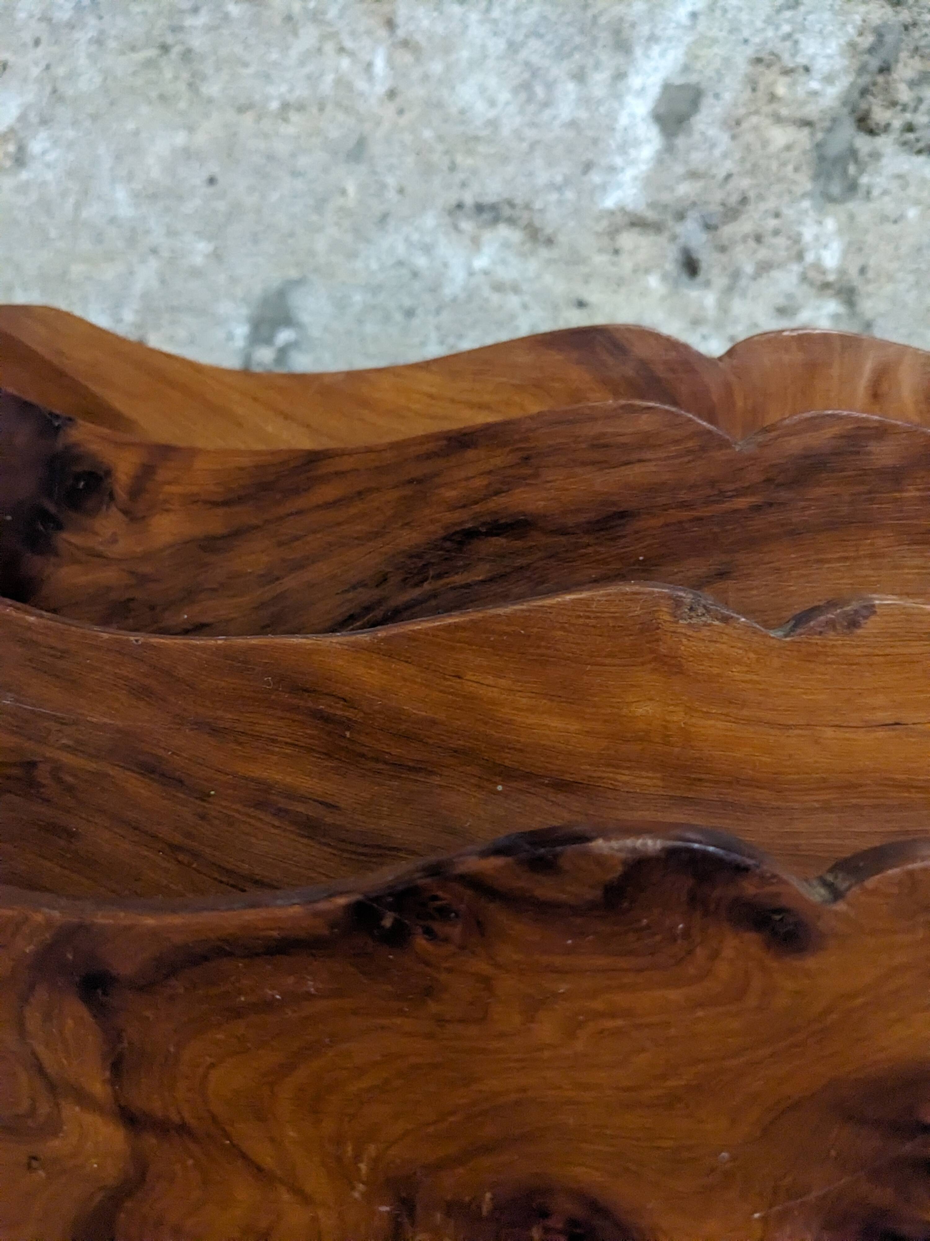 Thuja wood mail holder