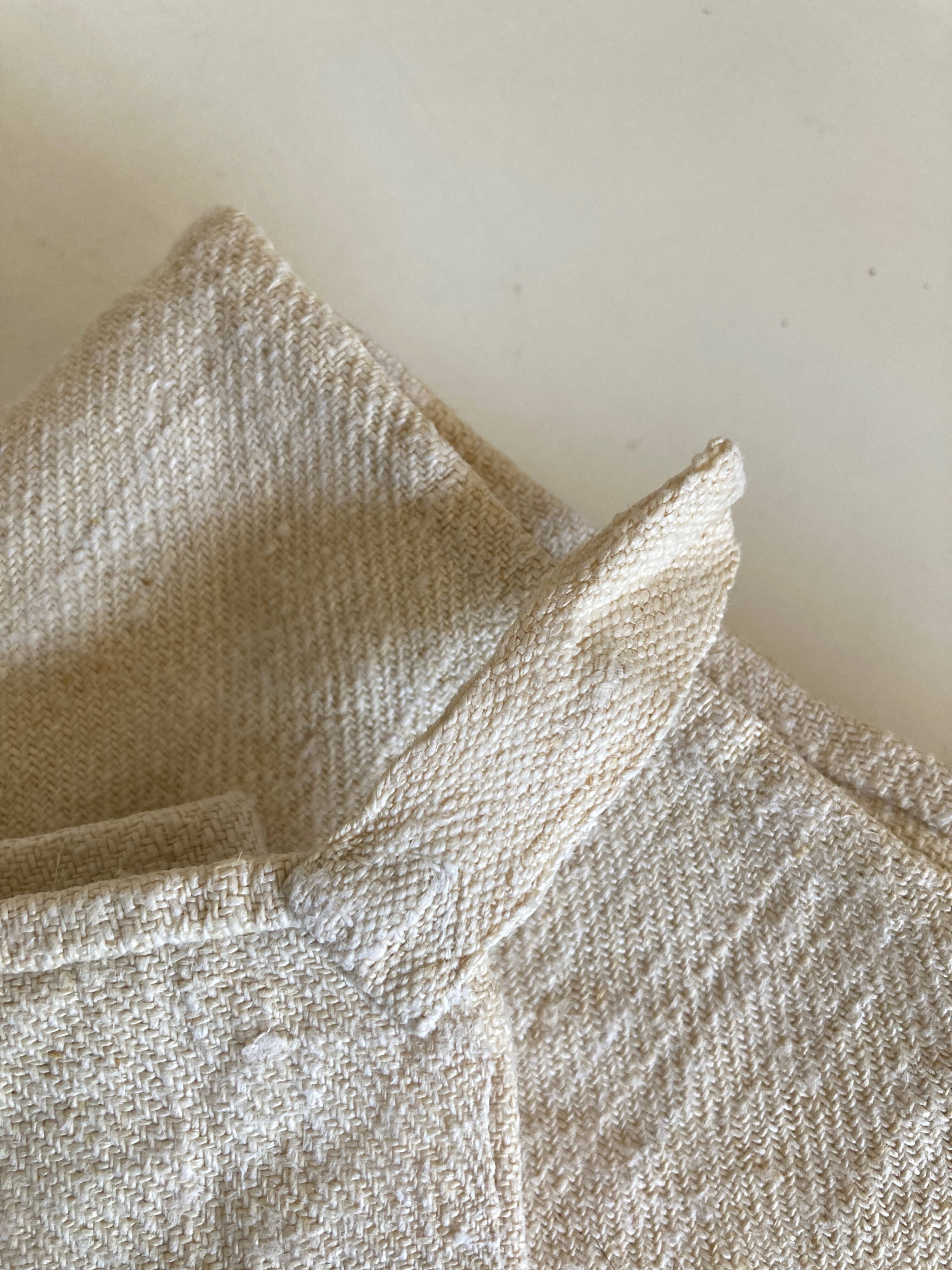 Pair of farm towels 19th reserve in raw hemp canvas