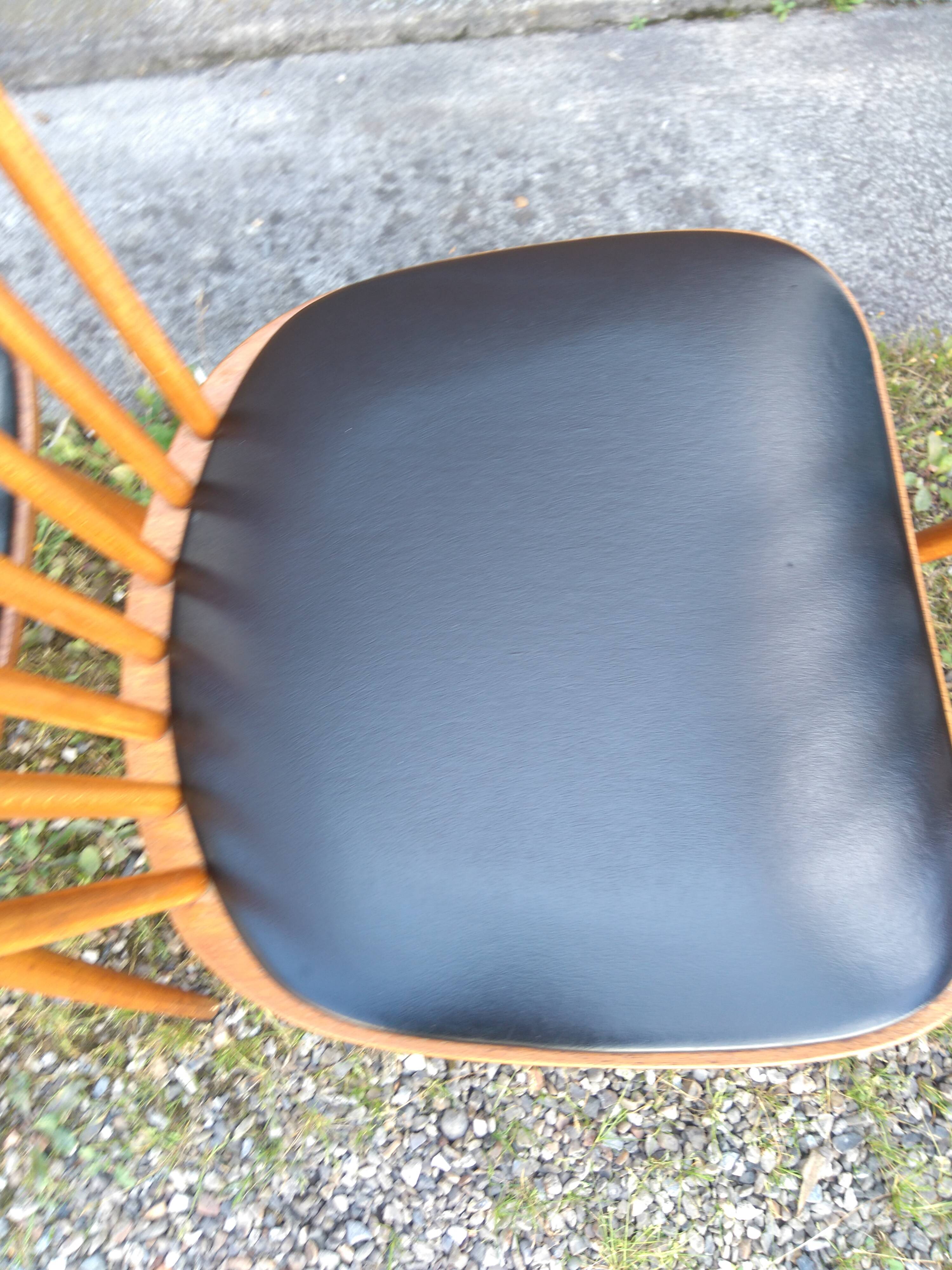 Series of 6 chairs bistrot menuet