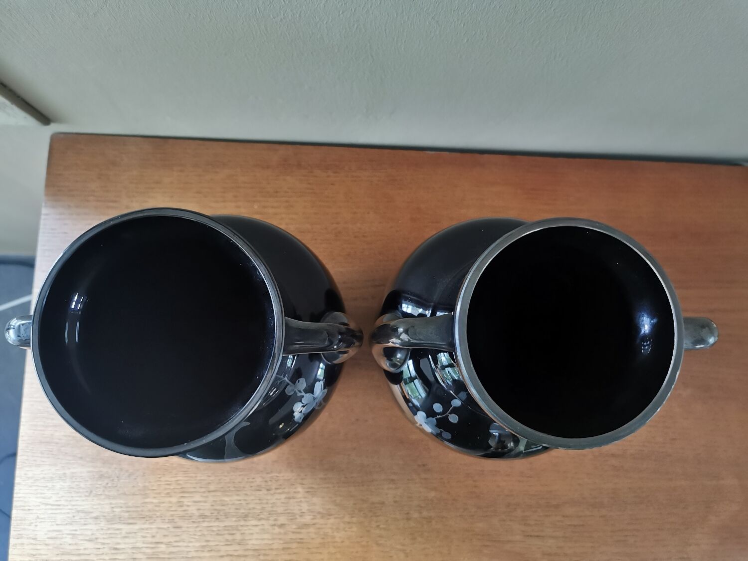 Pair of art deco vases signed Hem Michel Herman