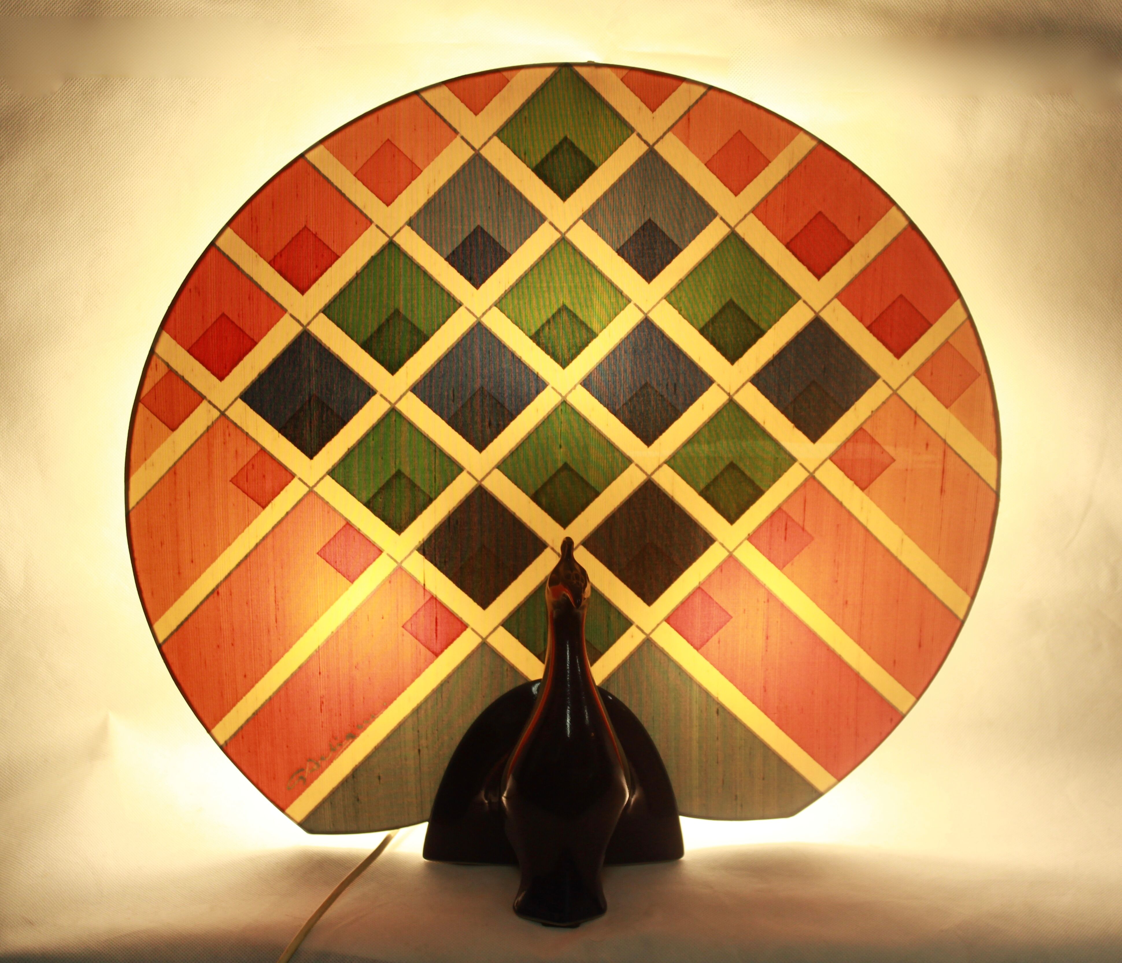 Lampe en céramique 1970