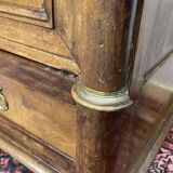 Empire wardrobe from the early 19th century in oak.