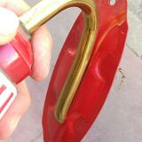 Pair of opaline wall lamps 1960