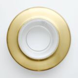 Scandinavian glass lamp, vintage 1970s