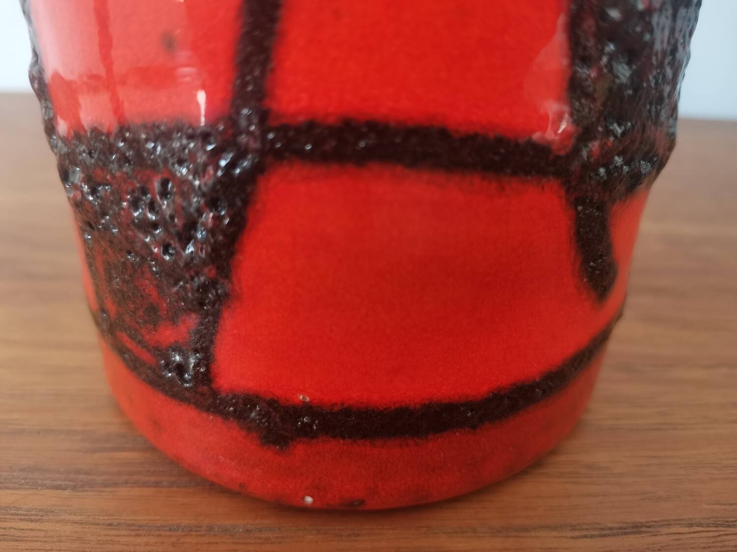 Vase Scheurich ouest-allemand du milieu du siècle, modèle 203-26