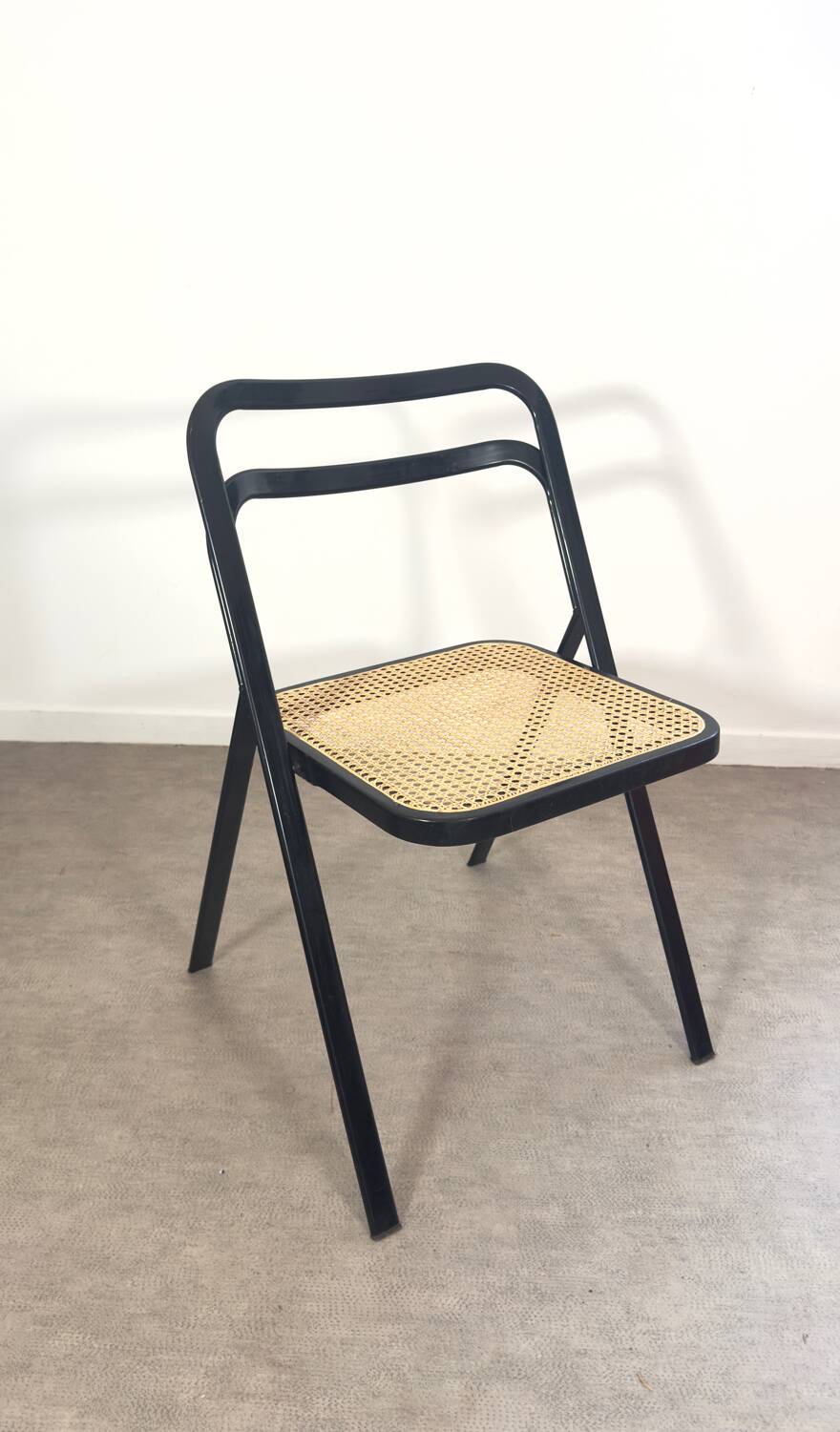 Giorgio Cattelan folding cane chair for Cidue