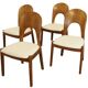 Set of 4 Stoelen Niels Koefoed 'Morten' 'Bardeso' - Vintage teak wood