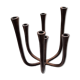 Large bronze chandelier