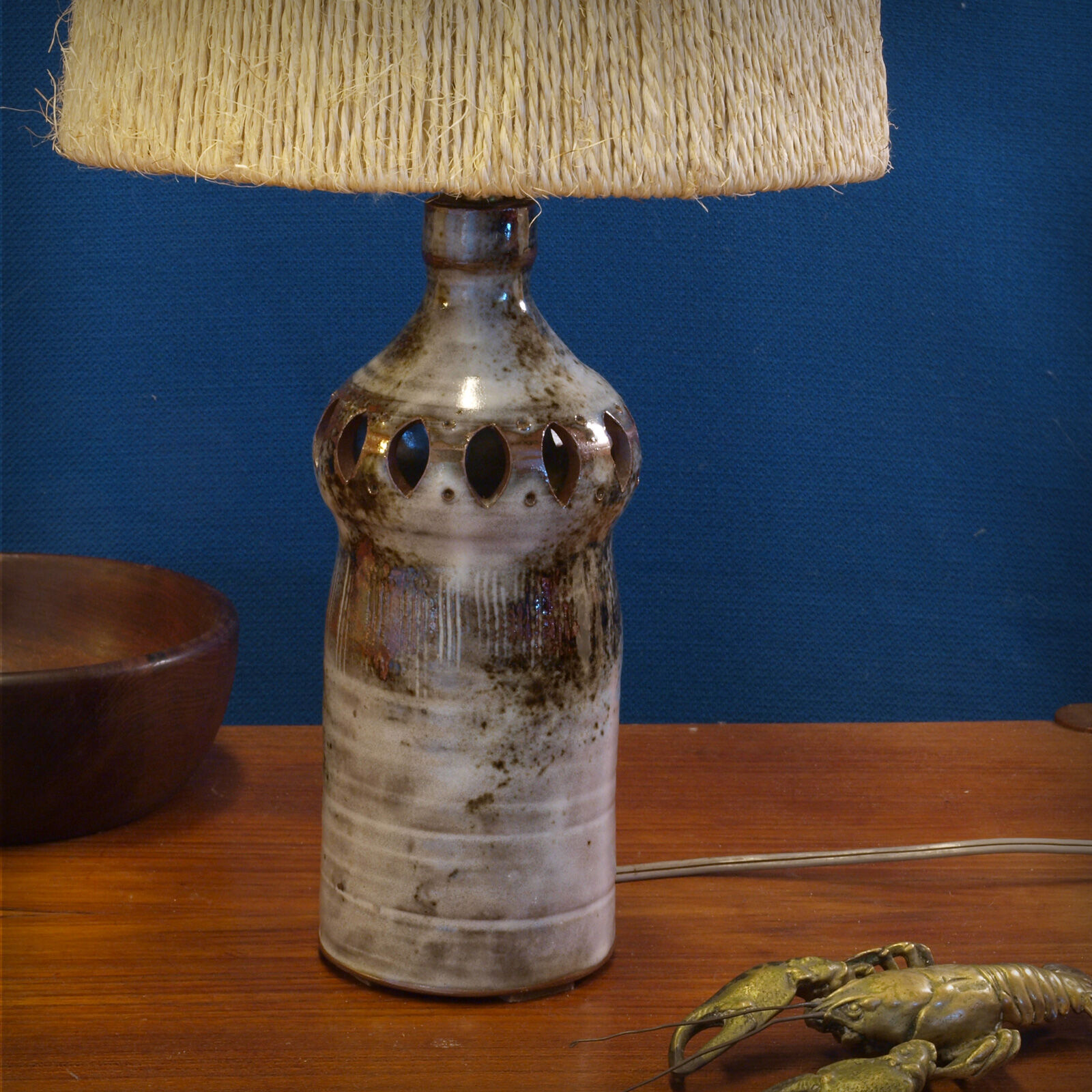 Ceramic lamp foot by Chantal and Thierry Robert