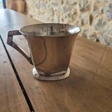 Gallia breakfast cup in silver metal