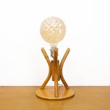 Bamboo Table Lamp, Spain, 1970s