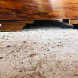 Art Deco chest of drawers in flambé walnut veneer circa 30's/ 40's
