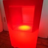 Plexiglas illuminated side or bedside table
