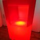 Table d'appoint ou de chevet lumineuse plexiglas
