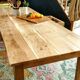 Solid oak farmhouse table 220 X 80 cm