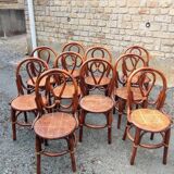 Rattan bistro chairs