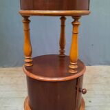 Round bedside with columns