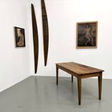 Restored pine farmhouse table