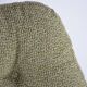 Chauffeuse pivotante scandinave verte