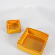 Jacques & dani ruelland, 2 ceramic catchalls, france, circa 1960