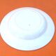 Old hollow dish Polychrome earthenware Floral decoration Diameter: 255mm