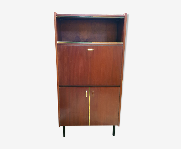 Vintage secretary teak modernist office library