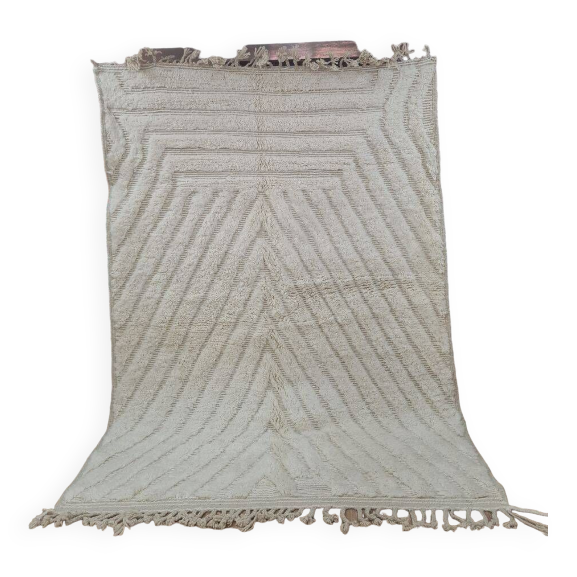 Handmade wool Berber rug 250x150 cm