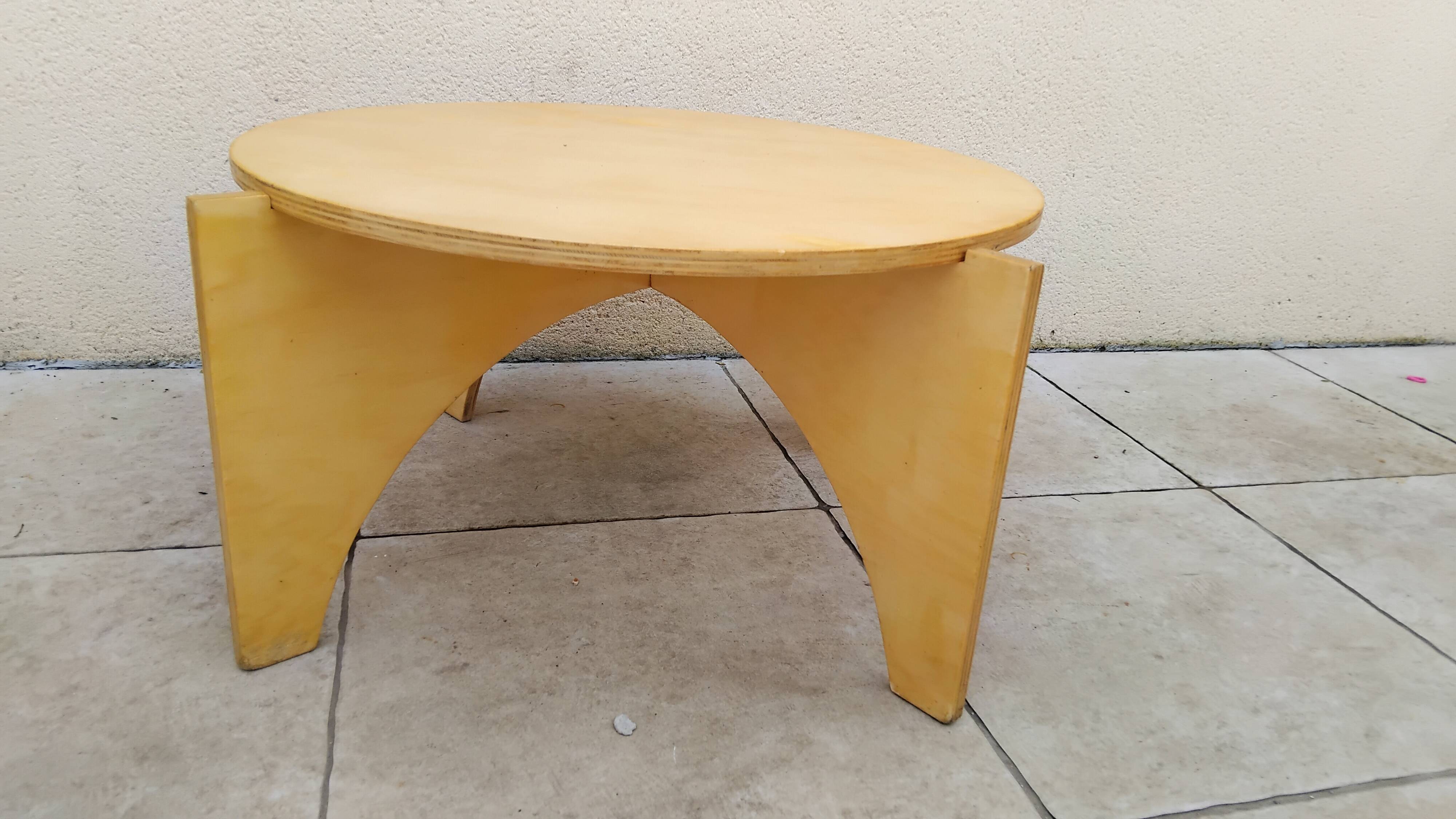 Vintage folding coffee table from the 70s/80s