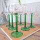 White wine glasses from Alsace