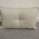Pouf and its Sanderson cotton cushion