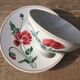 Old bowl "Luxeuil" Hbcm and plate