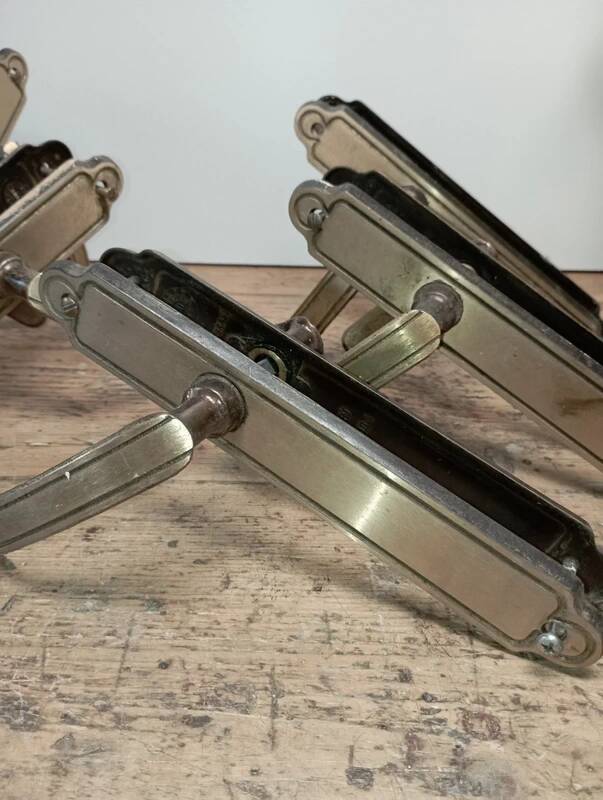 Set of 5 antique handles