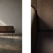 Mid-Century Danish Brown 3-Seater Sofa by Folke Ohlsson for Fritz Hansen