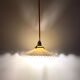 Opaline pendant lamp - vintage - retro - upcycling - unique piece - lamps