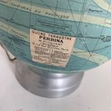 Vintage globe 1950 terrestrial Perrina glass - 19 cm