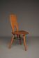 Chaise d'appoint en chêne italien, années 1950