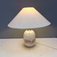 Sakura table lamp white/ pink glass, by Michael Bang for Holmegaard Denmark