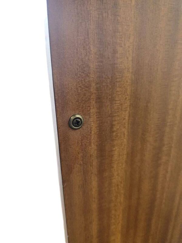 Armoire à chaussures vintage en bois / armoire à abattant