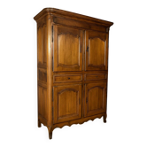 Armoire A Quatre Vantaux époque Louis XV En Noyer