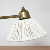 Brass and lacquered metal lamp from the 1950s.