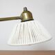Brass and lacquered metal lamp from the 1950s.