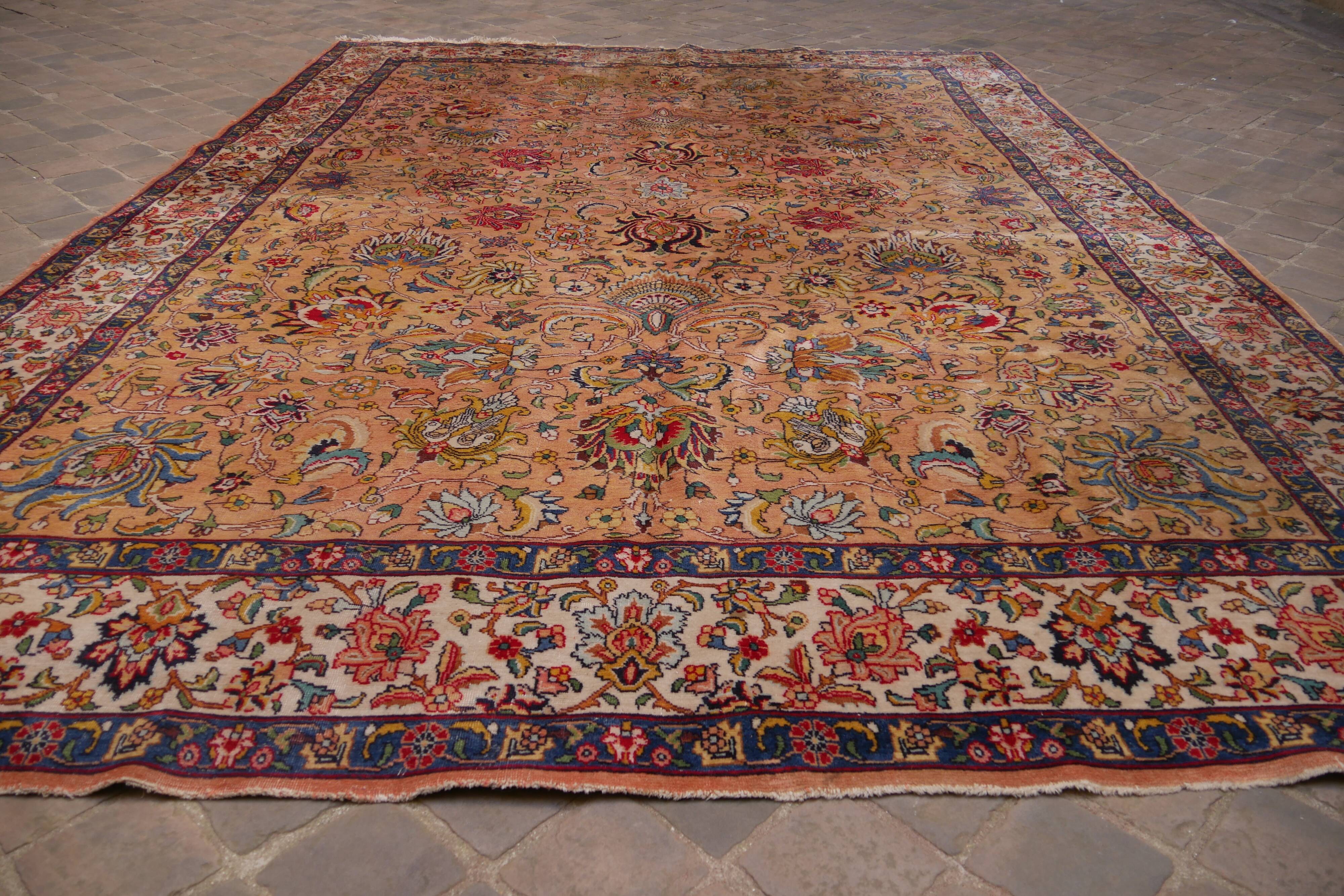 Oriental Persian carpet Tabriz vintage 320 x 240 cm