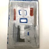 Grey abstract painting