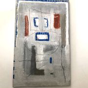 Grey abstract painting
